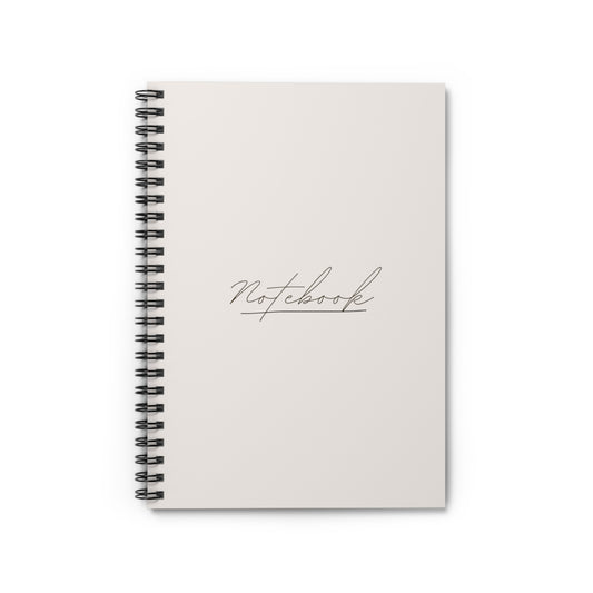 Versatile 118-Page Spiral Notebook: Durable, Stylish, and Compact